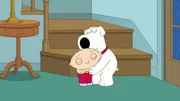 Stewie Griffin (l.); Brian Griffin (r.)