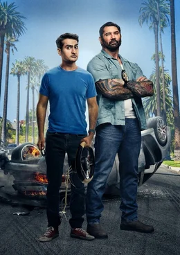 v.li.: Stu (Kumail Nanjiani), Vic Manning (Dave Bautista)