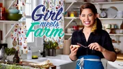 Candid shot of Molly Yeh making her Black & Pink Cookies, as seen on Girl Meets Farm, Season 7. Candid shot of Molly Yeh making her Black & Pink Cookies, as seen on Girl Meets Farm, Season 7.