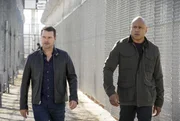 G. Callen (Chris O'Donnell, l.); Sam Hanna (LL Cool J, r.)