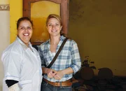 SF unterwegs - Marokko Saida Attar mit Moderatorin Wasiliki Goutziomitros