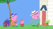 v.li.: Mummy Pig, George Pig, Peppa Pig, Daddy Pig