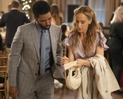 Dr. Winston Ndugu (Anthony Hill, l.); Dr. Teddy Altman (Kim Raver, r.)