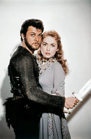 Eric (Tony Curtis) wird zum Besch&uuml;tzer von Morgana (Janet Leigh).