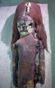 Kindermumie der Chinchorro Kultur, ca. 3500 Jahre alt. Kindermumie der Chinchorro Kultur, ca. 3500 Jahre alt.