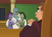 Bender (2.v.l.), Abner Doubledeal (r.)