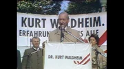 Kurt Waldheim bei Wahlrede Bundespr&auml;sidentschaft