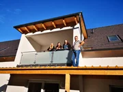 (v.l.n.r.) Laura Katzbauer; Stefanie Grieszer; Lisa Schlatzer; G&uuml;nther Nussbaum
