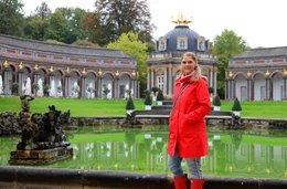 Corinna Binzer in der Eremitage in Bayreuth.