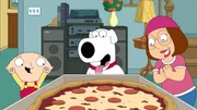 (v.l.n.r.) Stewie Griffin; Brian Griffin; Meg Griffin;