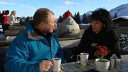Eingebettet vom sonnenhellen Kalksfels der Dolomiten liegt die Stadt Lienz in Osttirol. Im Bild: Harry Pr&uuml;nster und Maria Gomig "die Alm".