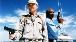 Bill Skims (Terence Hill), Mike (Marvin Hagler, r.)