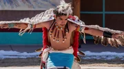Traditioneller Zuni-Tanz im Indian Pueblo Cultural Center in Albuquerque, New Mexico