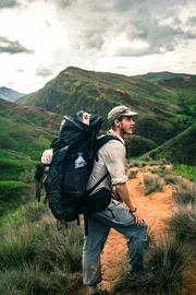 Der Extremsportler und Entdecker Ash Dykes. Der Extremsportler und Entdecker Ash Dykes.