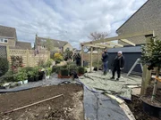 Der Garten wird um- und neugestaltet. Der Garten wird um- und neugestaltet.