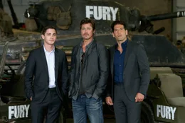 Brad Pitt, Jon Bernthal, Logan Lerman