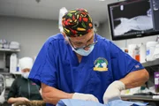 Dr. Jeff Young performing surgery