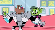 v.li.: Cyborg, Beast Boy