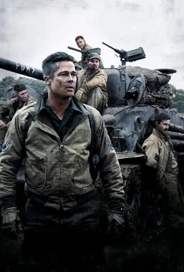 V.l.: Grady Travis (Jon Bernthal), Don "Wardaddy" Collier (Brad Pitt), Norman Ellison (Logan Lerman), Trini Garcia (Michael Peńa), Boyd Swan (Shia LaBeouf)