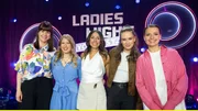 Moderatorin Negah Amiri (mi.) mit ihren G&auml;sten v.l.n.r.: Lena Loster, Teresa Jung, Josepha Walter, Iryna Prykhodzka.
