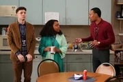 v.li.: Jacob Hill (Chris Perfetti), Janine Teagues (Quinta Brunson), Gregory Eddie (Tyler James Williams)