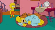 Lisa (l.); Homer (r.) Lisa (l.); Homer (r.)