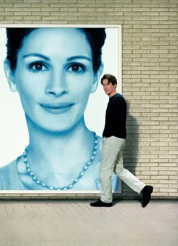 Angezogen von der Normalit&auml;t von Williams (Hugh Grant) Leben entwickelt sich zwischen der Leinwandg&ouml;ttin Anna Scott (Julia Roberts) und dem sch&uuml;chternen Single eine fragile Liebe, die sich allerdings unter dem Druck scheinbar unvereinbarer Welten bew&auml;hren muss.