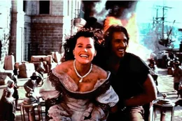 L-R: Morgan (Geena Davis) und Shaw (Matthew Modine)