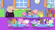 L-R: Madame Gazelle, Wendy Wolf, Freddy Fox, Peppa Pig, George Pig, Suzy Sheep, Molly Mole, Edmond Elephant, Mandy Mouse, Pedro Pony, Danny Dog, Zoe Zebra, Rebecca Rabbit. L-R: Madame Gazelle, Wendy Wolf, Freddy Fox, Peppa Pig, George Pig, Suzy Sheep, Molly Mole, Edmond Elephant, Mandy Mouse, Pedro Pony, Danny Dog, Zoe Zebra, Rebecca Rabbit.