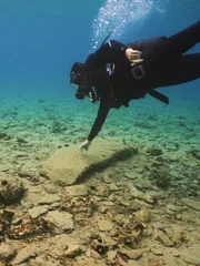 Underwater research of Pavlopetri, southern Laconia in Peloponnese, Greece.