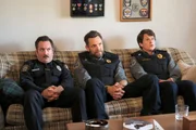 L-R: Patrick Shaw (Thomas Lennon), Frank Shaw (Joel McHale), and Fred 'Shred' Taylor (Michael Rowland).