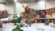 Redneck works on the rocks for the Paul George insert. Redneck works on the rocks for the Paul George insert.