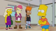 "Die Simpsons", "Bart gegen Itchy & Scratchy." Bei seiner alljährlichen Pressekonferenz verkündet Krusty eine wesentliche Änderung bei 'Itchy und Scratchy'. Ab sofort spielen nur noch weibliche Charaktere in dem Cartoon mit. Entsetzt schwört Bart, sich die Show nie mehr anzusehen und gründet einen Männerverein. Als Lisa ihren Bruder jedoch dabei filmt, wie er 'Itchy und Scratchy' immer noch sieht und sich dabei sogar amüsiert, wird er aus seiner eigenen Gruppe verstoßen. Erbost wechselt Bart daraufhin die Seiten und schließt sich einer Bande radikaler Feministinnen an. "Die Simpsons", "Bart gegen Itchy & Scratchy." Bei seiner alljährlichen Pressekonferenz verkündet Krusty eine wesentliche Änderung bei 'Itchy und Scratchy'. Ab sofort spielen nur noch weibliche Charaktere in dem Cartoon mit. Entsetzt schwört Bart, sich die Show nie mehr anzusehen und gründet einen Männerverein. Als Lisa ihren Bruder jedoch dabei filmt, wie er 'Itchy und Scratchy' immer noch sieht und sich dabei sogar amüsiert, wird er aus seiner eigenen Gruppe verstoßen. Erbost wechselt Bart daraufhin die Seiten und schließt sich einer Bande radikaler Feministinnen an.