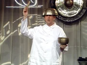 Auftritt des niederl&auml;ndischen K&uuml;nstlers Hans Liberg im M&uuml;nchner Schlachthof.