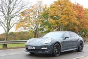 BEDFORD, UNITED KINGDOM – Porsche on the road. BEDFORD, UNITED KINGDOM – Porsche on the road.
