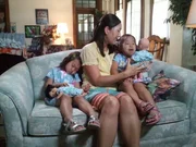 Recreation: Jeena & Sunny Han with mother. Talent, L-R: Madeline Lee, Grace Lee and Charlotte Lee.