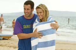 L-R: Danny (Adam Sandler) und Palmer (Brooklyn Decker).