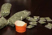 DETROIT - "Jelly Bean" and "Frosty's" marjuana, preped in individual bags. (National Geographic Channels/Leticia Meruvia) Scene