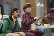 Verbringen lustige Stunden miteinander: Raj (Kunal Nayyar, l.) und Howard (Simon Helberg, r.) ...