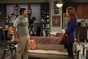Haben Raj (Kunal Nayyar, l.) und Emily (Laura Spencer, r.) eine gemeinsame Zukunft vor sich?
