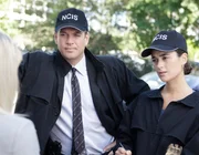 L-R: Ermitteln in einem neuen Fall: Anthony DiNozzo (Michael Weatherly) und Ziva David (Cote de Pablo) ...