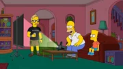 "Die Simpsons", "Der Winter unseres monetarisierten Vergn&uuml;gens." Homer ist peinlich ber&uuml;hrt, als er von Sportreporter Anger Watkins wegen einer kleinen Wissensl&uuml;cke vor laufender Kamera vorgef&uuml;hrt wird. Ver&auml;rgert befolgt er Marges Rat und entwickelt seine eigene Sportsendung f&uuml;rs Internet. Als stattdessen jedoch ein Video online geht, auf dem sich Homer und Bart pr&uuml;geln, treffen Vater und Sohn damit unbewusst den Nerv der Zeit. Binnen kurzem erlangen die beiden Kultstatus im Netz und tr&auml;umen schon vom gro&szlig;en Geld. Doch der Ruhm hat seinen Preis.