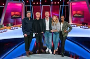Ratespiel mit Spa&szlig; und Schwindel, jeweils montags um 22:00 Uhr im SWR Fernsehen. v.li.: Smudo, Pierre M. Krause, Michael Antwerpes, Kim Fisher und Hadnet Tesfai.