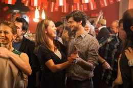 Emily Cox (Martha), Aaron Karl (Abbas).