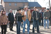 V.l.: Amy Fleming (Amber Marshall), Jack Bartlett (Shaun Johnston), Ty Borden (Graham Wardle) +++ Die Verwendung des sendungsbezogenen Materials ist nur mit dem Hinweis und Verlinkung auf RTL+ gestattet.
