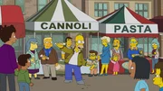 "Die Simpsons", "San Castellaneta." Während eines Straßenfestes zu Ehren der italienischen Kultur ereignen sich mehrere Diebstähle. Homer soll mithelfen, die Übeltäter zu schnappen. Sein Hintern ist der größte in der Stadt und bietet somit den idealen Köder für Taschendiebe, die es auf Geldbörsen in Gesäßtaschen abgesehen haben. Kurzerhand wird Homers Brieftasche mit einem Peilsender versehen. Das ausgeklügelte Manöver läuft jedoch rasch aus dem Ruder. "Die Simpsons", "San Castellaneta." Während eines Straßenfestes zu Ehren der italienischen Kultur ereignen sich mehrere Diebstähle. Homer soll mithelfen, die Übeltäter zu schnappen. Sein Hintern ist der größte in der Stadt und bietet somit den idealen Köder für Taschendiebe, die es auf Geldbörsen in Gesäßtaschen abgesehen haben. Kurzerhand wird Homers Brieftasche mit einem Peilsender versehen. Das ausgeklügelte Manöver läuft jedoch rasch aus dem Ruder.