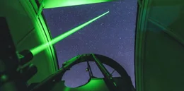 Am Teide-Observatorium auf Teneriffa wollen Wissenschaftler mit einem Laser die Flugbahn von Weltraumschrott ver&auml;ndern.