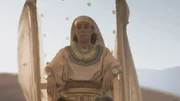 Ramses III. ahnt noch nichts von der Verschw&ouml;rung. Kurz darauf wird ihm von den Attent&auml;tern die Kehle durchgeschnitten.