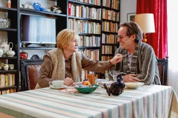 Christine Schorn (Katharina), Uwe Kockisch (Konrad).