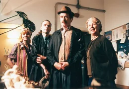 (v.li.): Elfriede Ott, Heinrich Herki, Christian Futterknecht, Bibiana Zeller.